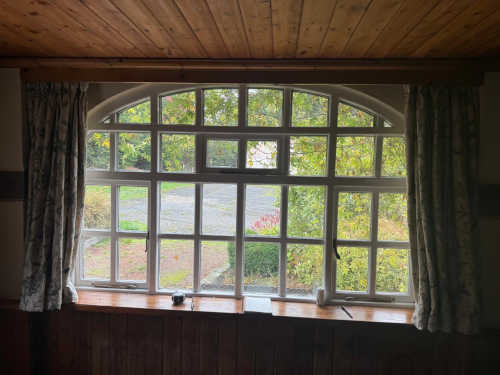 A sash window restored by JHC